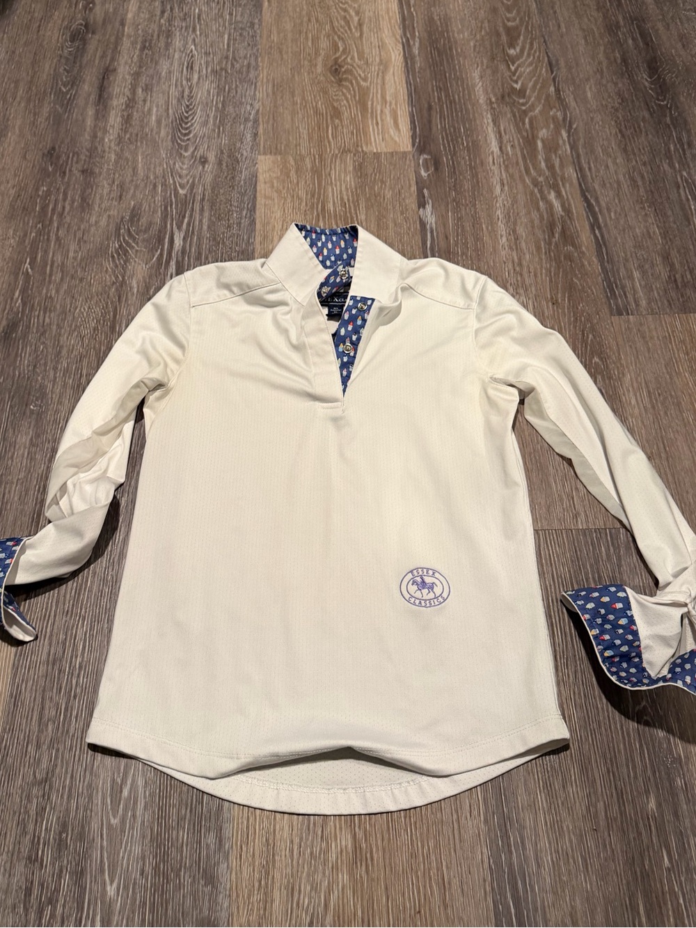 English riding show shirt